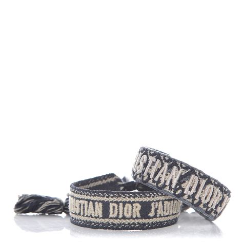 bracelet christian dior en tissu|christian dior bracelet woven price.